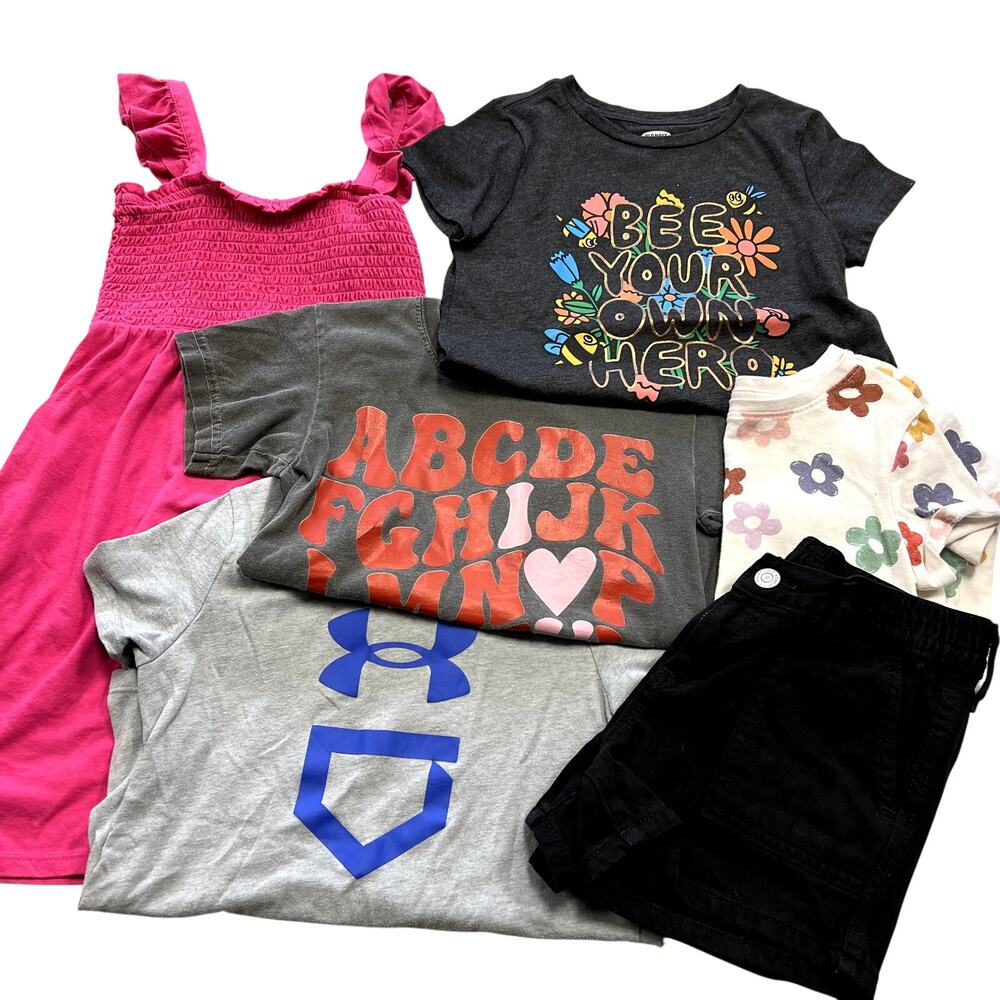 BUNDLE Set of 6 Girls Size Youth XS/S Summer Clothing